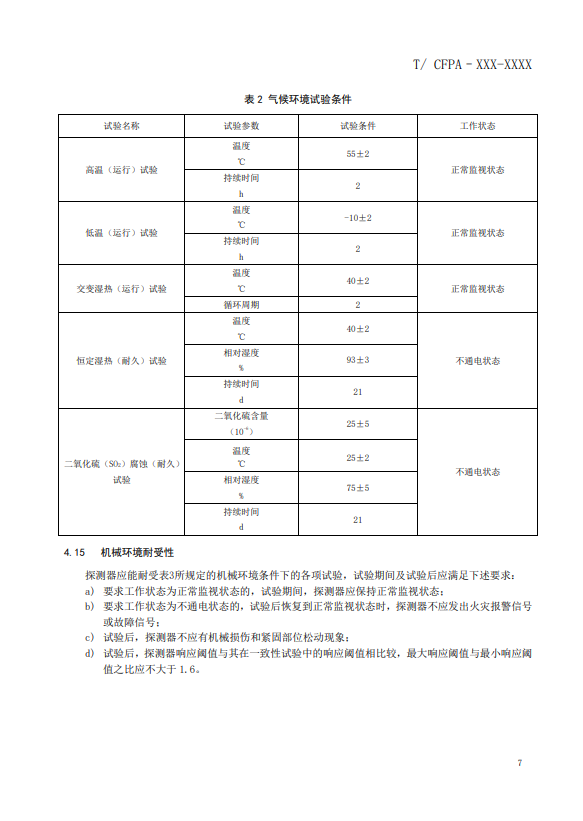 關(guān)于對(duì)《風(fēng)管感煙火災(zāi)探測器》（征求意見稿）征求意見的函