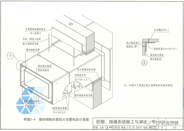 防排煙風(fēng)管做法的參考意見(jiàn)匯總！