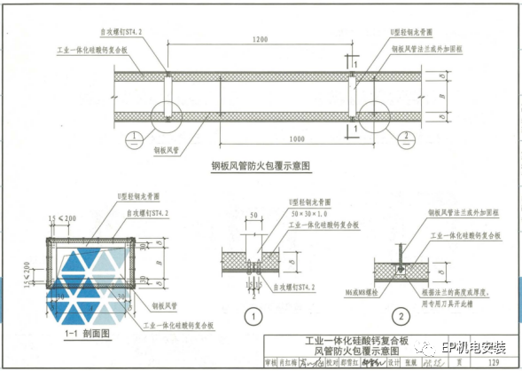 防排煙風(fēng)管做法的參考意見(jiàn)匯總！